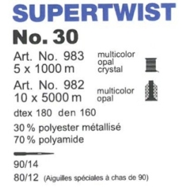 Bobine Supertwist n°30 | 1000 mètres
