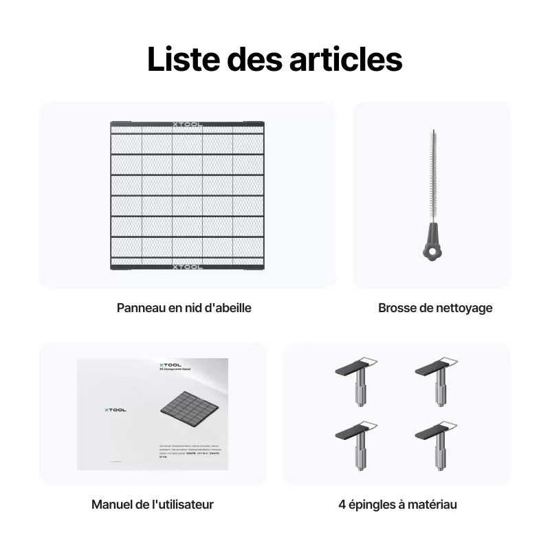 Panneau nid d'abeille | xTool P3